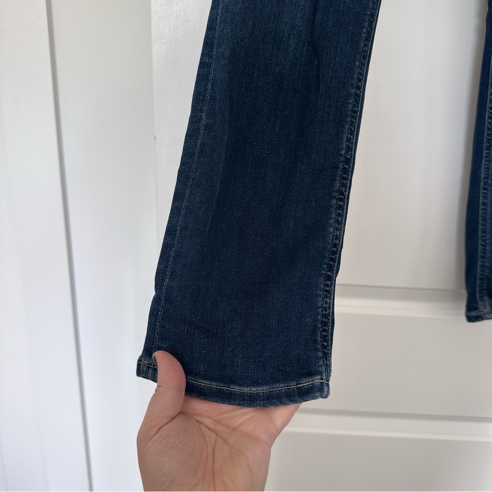 Citizens of Humanity (24) Isola Mid Rise Slim Crop Med/Dark Wash Denim Jeans - Picture 13 of 13
